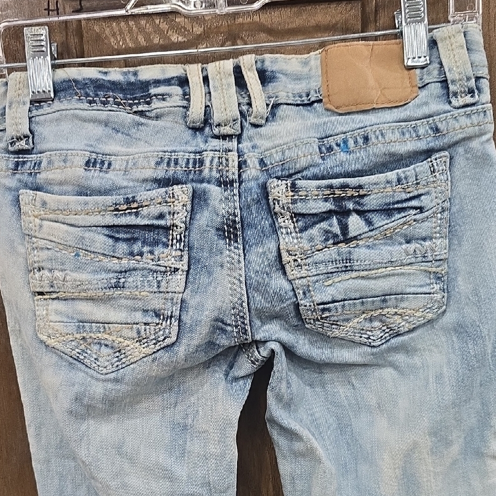 Amethyst Jeans Light Blue Distressed Skinny Jeans - Picture 6 of 8